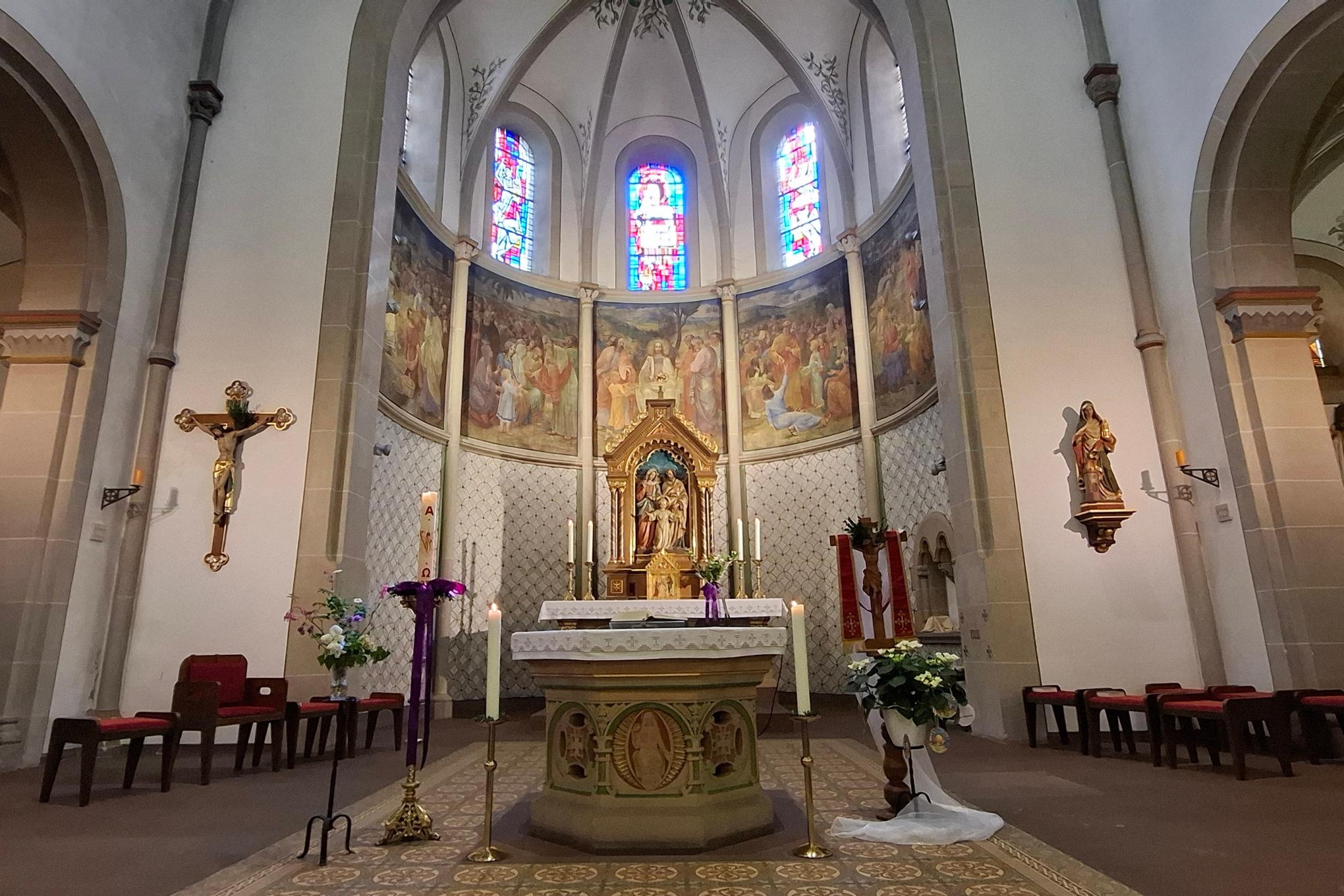 Kirche Hüttigweiler Chorraum